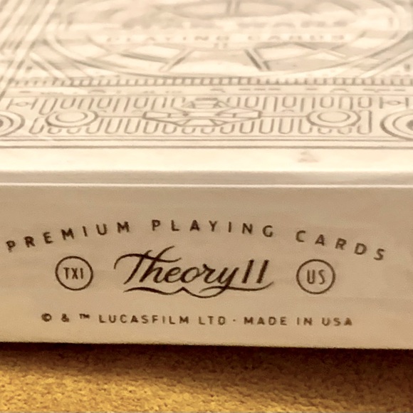 Star Wars Light White Edition Theory 11 Premium Playing Cards - Picture 3 of 5